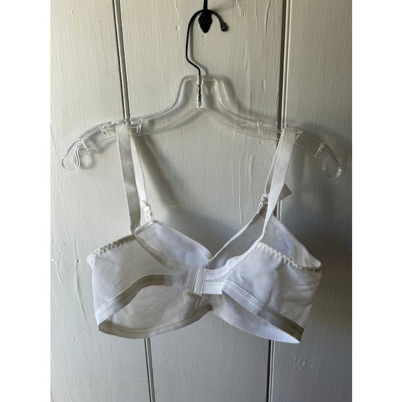 Vintage 60s bra size 38C mrs maisel bullet new old stock white lace - Picture 8 of 13